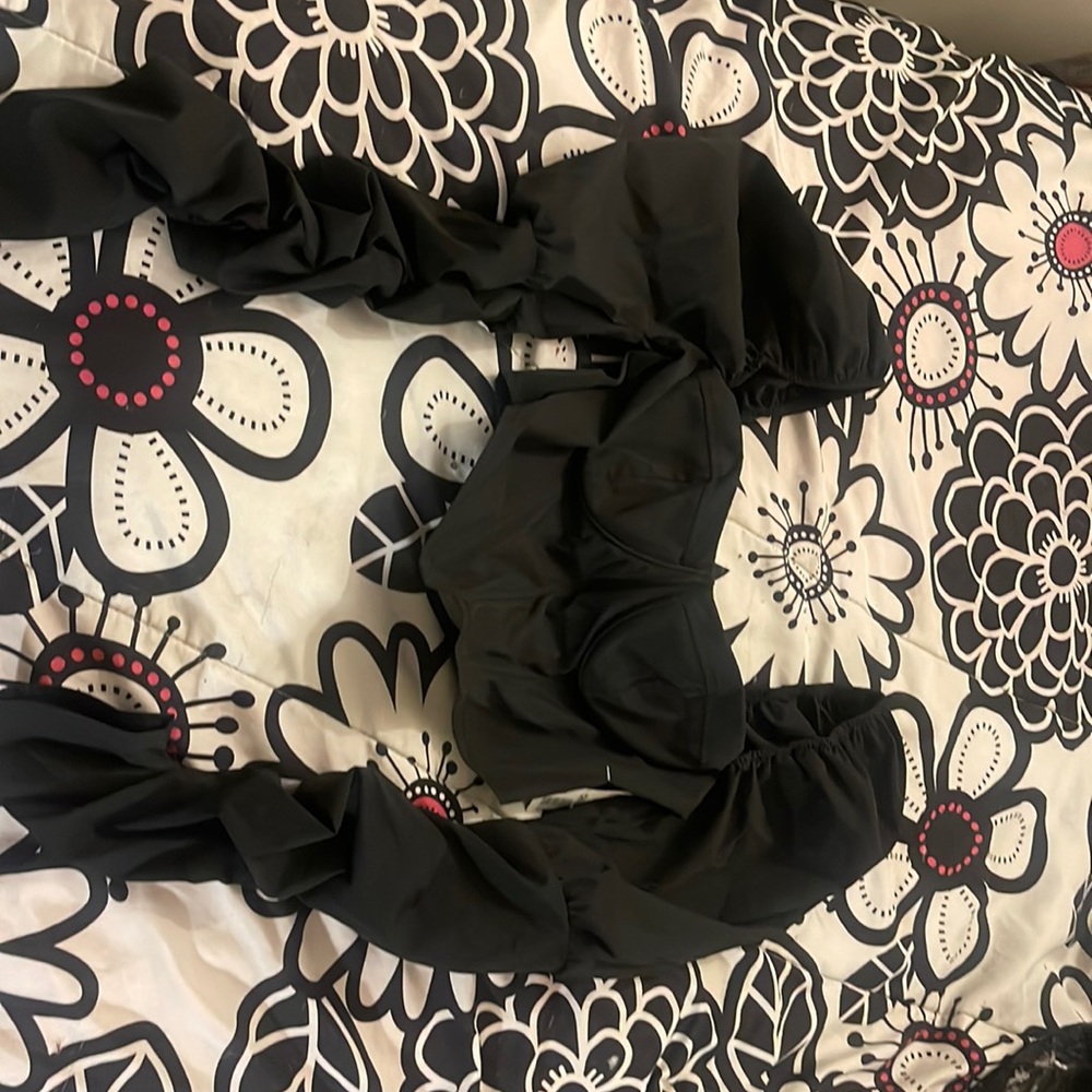 Black Corset Dinner Top🖤. Size is Large.